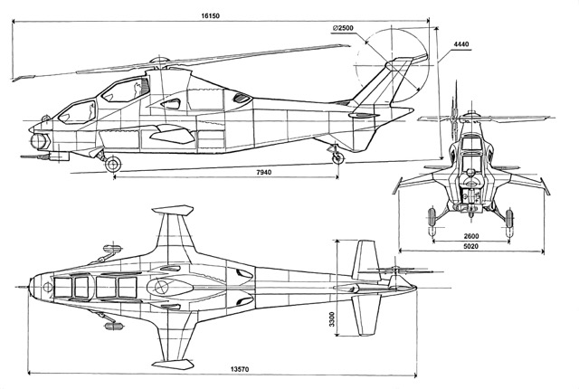 3-view profile of Z-10