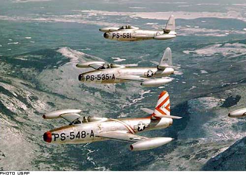 Photo of F-84 Thunderjet
