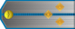 Старши лейтенант Starshi leytenant insignia