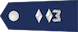 중위 中尉 Jungwi insignia