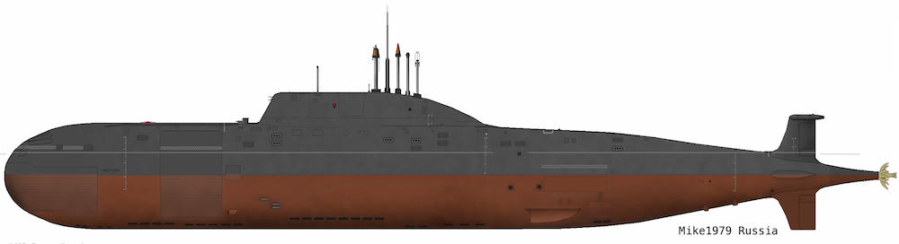 Akula-class silhouette