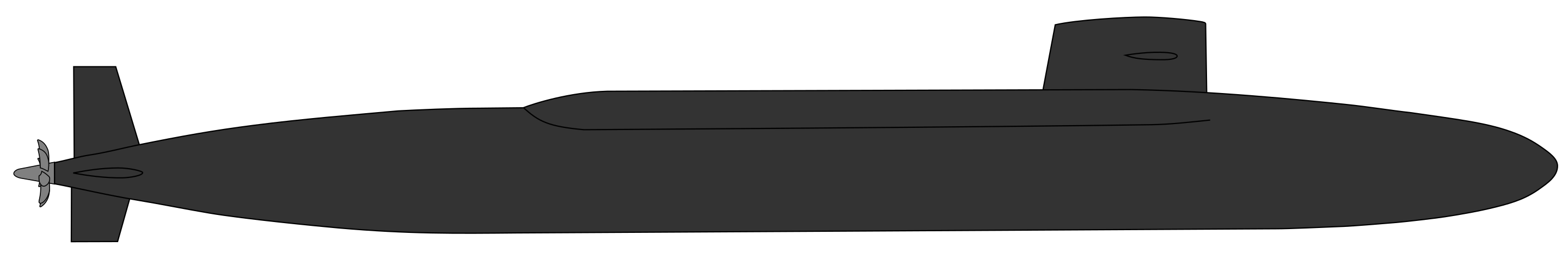 Ethan Allen-class silhouette