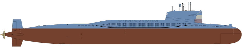 Type 092-class silhouette