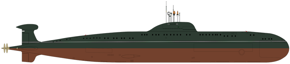Victor III-class silhouette